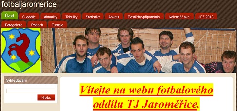 Fotbalový oddíl TJ Jaroměřice